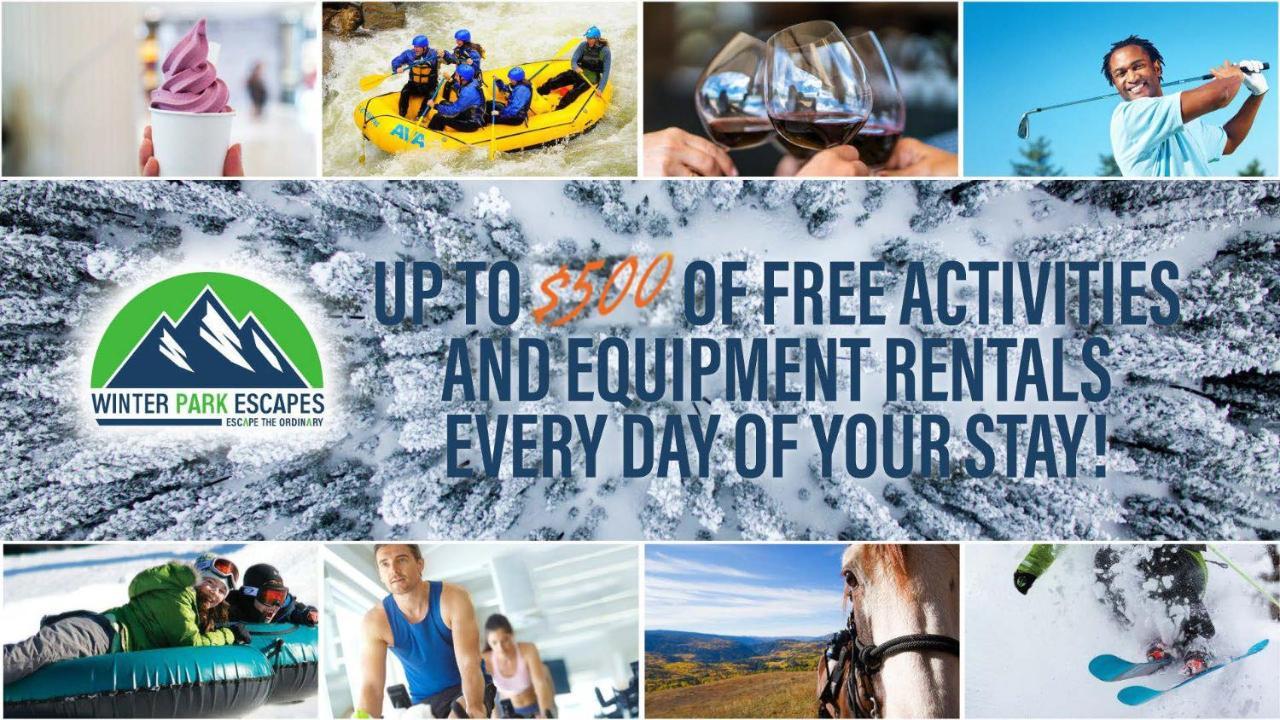 New Luxury Condo 2202 With Hot Tub, Ac & Great Views - 500 Dollars Of Free Activities & Equipment Rentals Daily 冬季公园 外观 照片